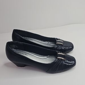 MARELLA Black Textured Flats